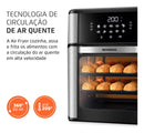 Fritadeira Air Fryer Forno Digital Mondial 12L Afon-12l-gi 2000w - Preto/Inox
